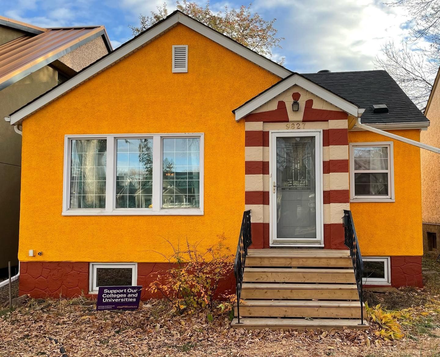 House Exterior from a House painting project near Edmonton by Royal Painting Ltd.