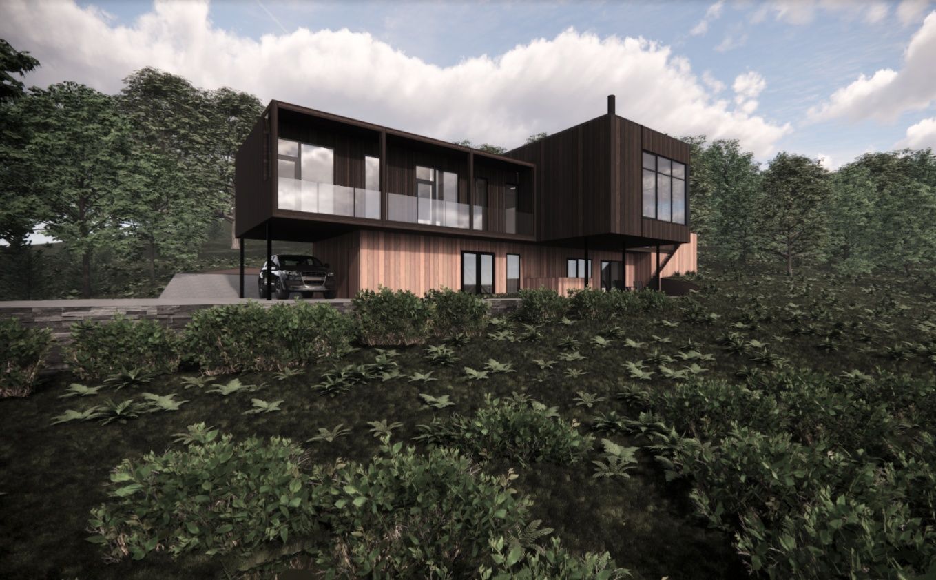 3D Rendering from a Single family homes project near Montreal (Greater Montreal) by psb