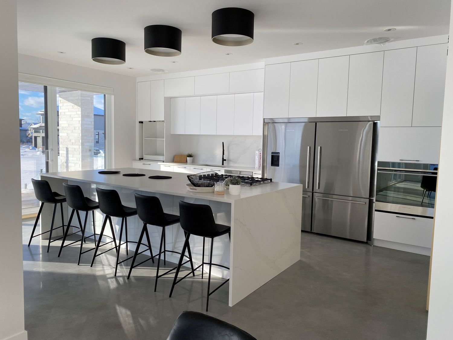 Kitchen from a Single family homes project near Granby - Bromont - Cowansville by GAÉTAN SIROIS CONSTRUCTION INC