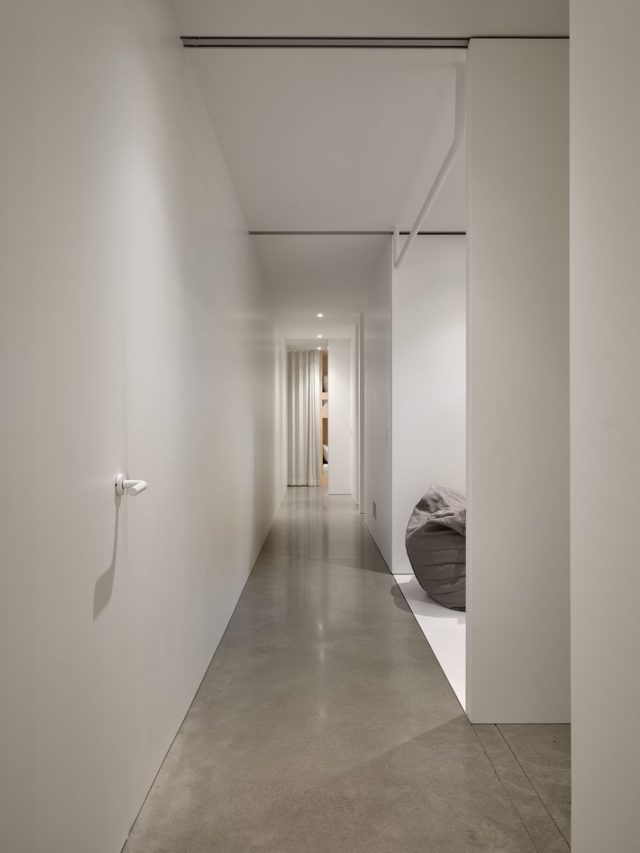 Hall from a Single family homes project near Granby - Bromont - Cowansville by Stroph Architecture & Design