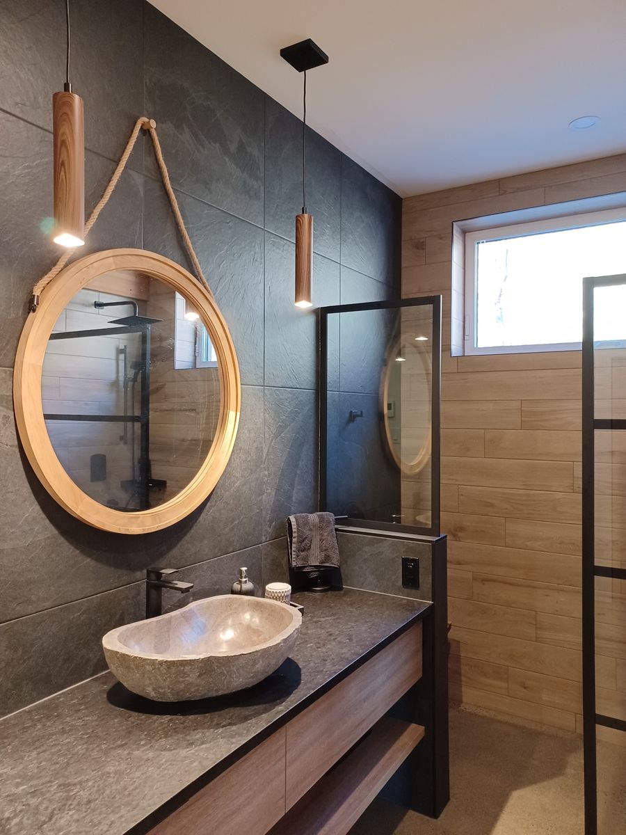 Bathroom from a Single family homes project near Saguenay - Lac-Saint-Jean by Solutions Résidentielles