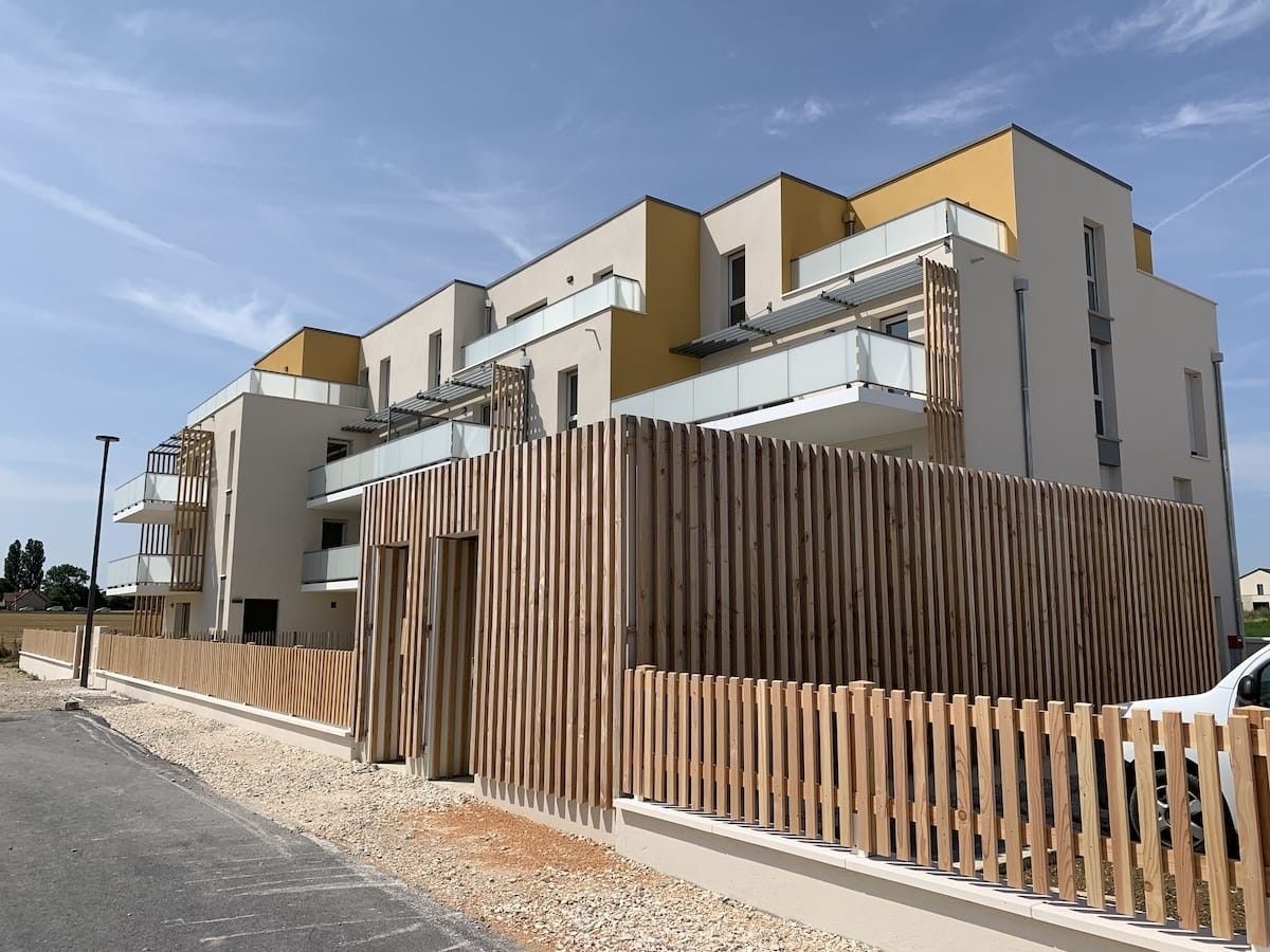 House Exterior from a Multi-family and high-rise Buildings project near Côte-d'Or (21) by Art & Fact Architecture