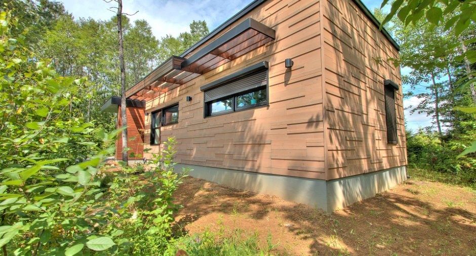 Exterior Finishes from a Real Estate Developments project near Trois-Rivières (Mauricie) by Écodomaine des Forges