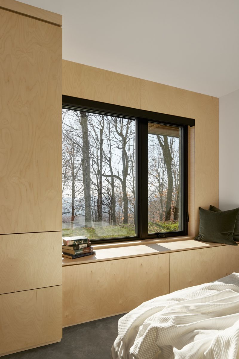 Chambre d'un projet de Maisons unifamiliales près de Granby/Bromont/Cowansville (Estrie) de Écorce architecture écologique