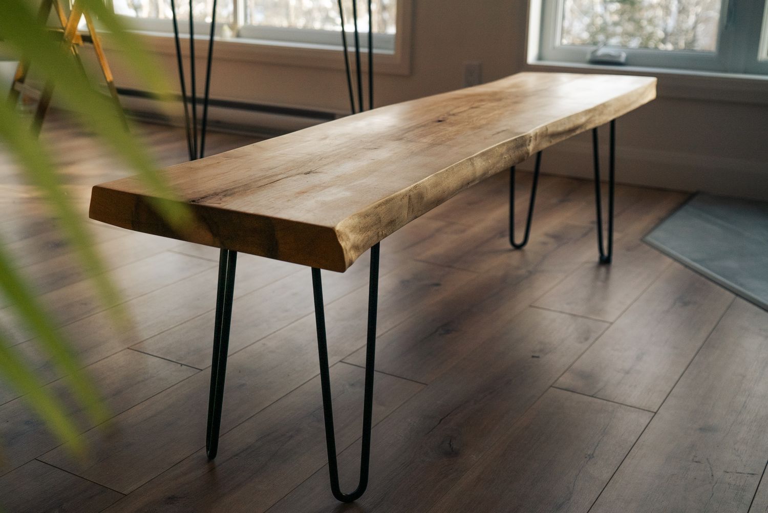 Living Room from a Furniture project near Quebec City - Levis by BIOPHIL.co