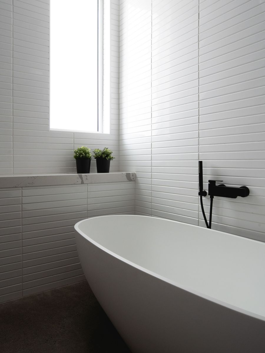 Bathroom from a Single family homes project near Montreal (Greater Montreal) by Paul Bernier Architecte