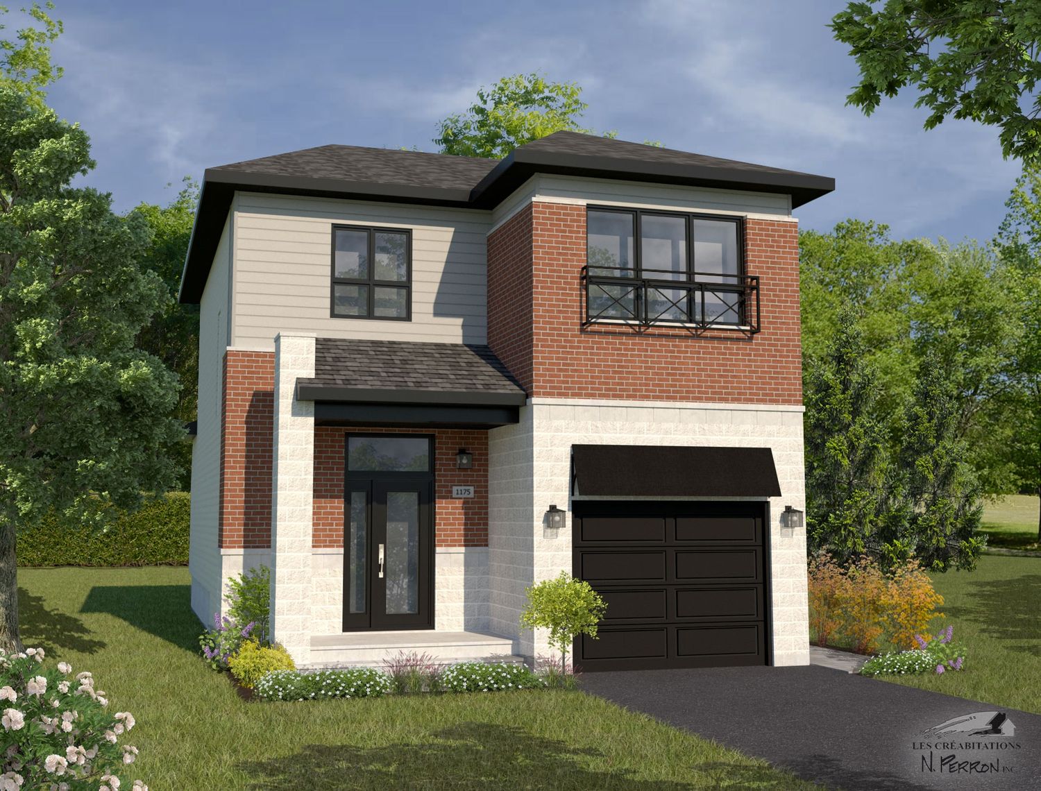 Renderizado en 3D de un proyecto de tipo Desarrollos inmobiliarios cerca de Saint-Jérôme (Laurentides) por TRÉMÄ