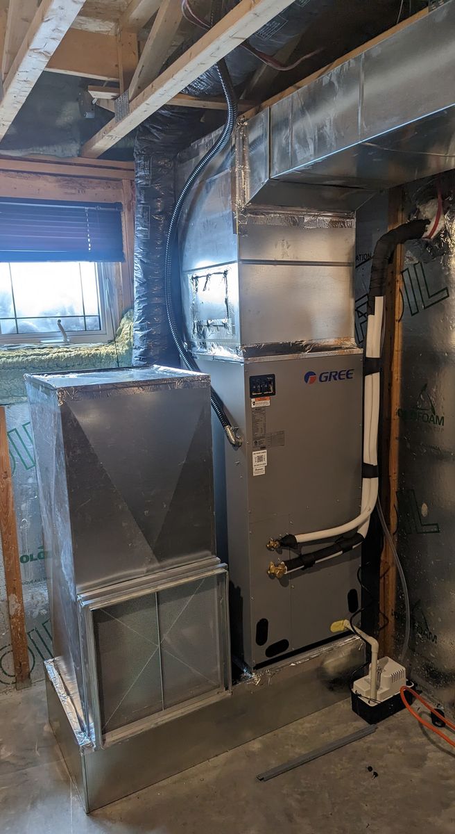 Instalaciones mecánicas de un proyecto de tipo Calidad del aire interior cerca de Rimouski (Bas-Saint-Laurent) por Thermo Theriault Inc