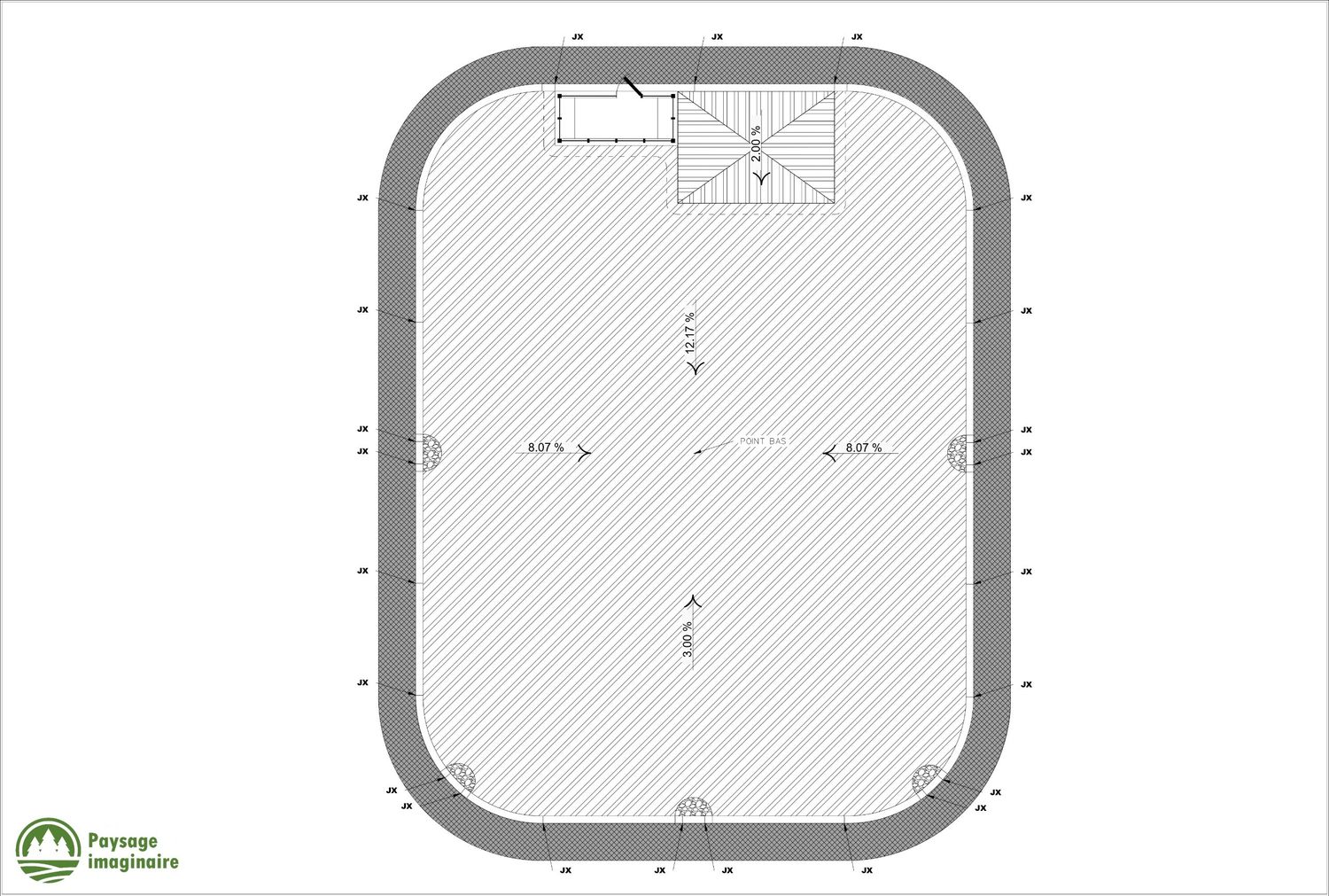 Landscaping Plan from a Landscaping project near Joliette (Lanaudière) by Paysage imaginaire