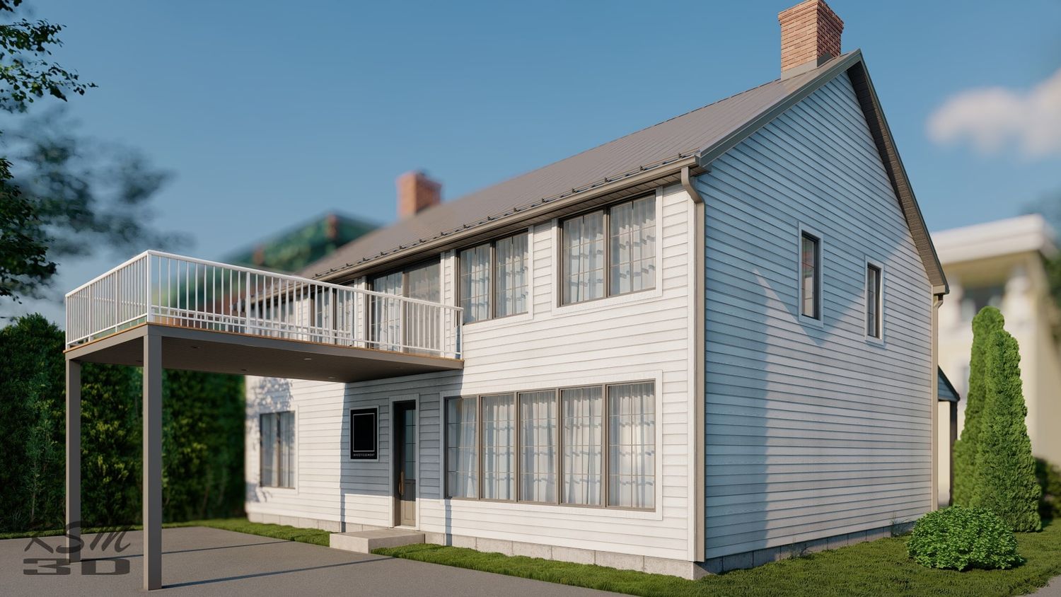 3D Rendering from a 3D modelings and renderings project near Montreal (Greater Montreal) by KSM3D