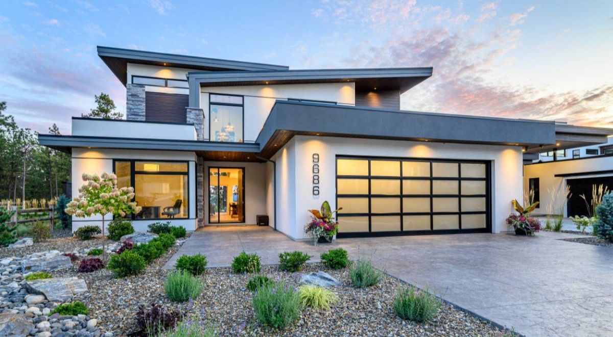 Fachada frontal de un proyecto de tipo Viviendas unifamiliares cerca de Vancouver (Gran Vancouver) por Vibe Design Build