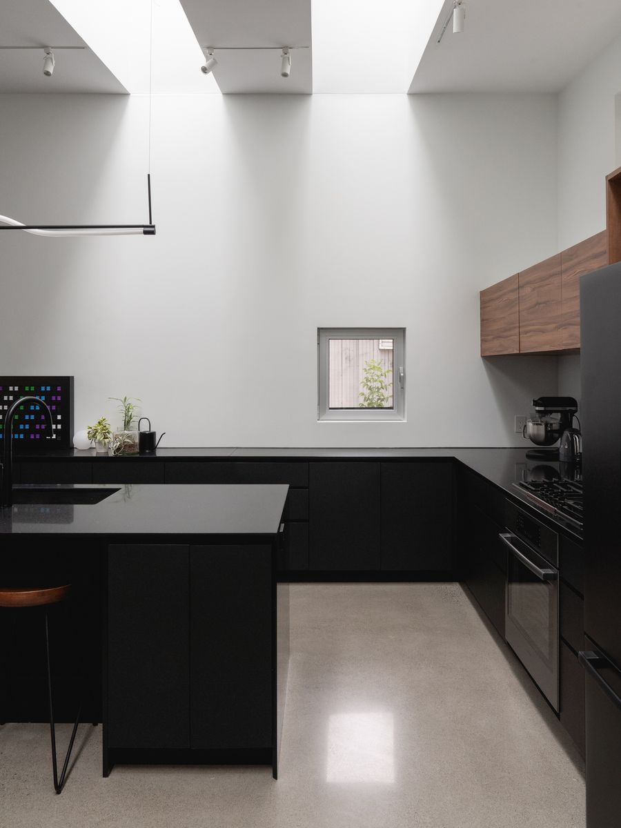 Kitchen from a Single family homes project near Montreal (Greater Montreal) by Paul Bernier Architecte