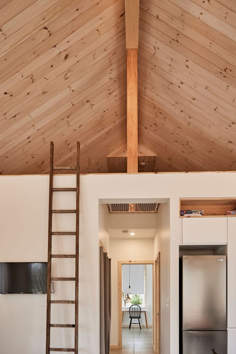 Hall from a Single family homes project near Granby - Bromont - Cowansville by Ancré. Architecture & Design