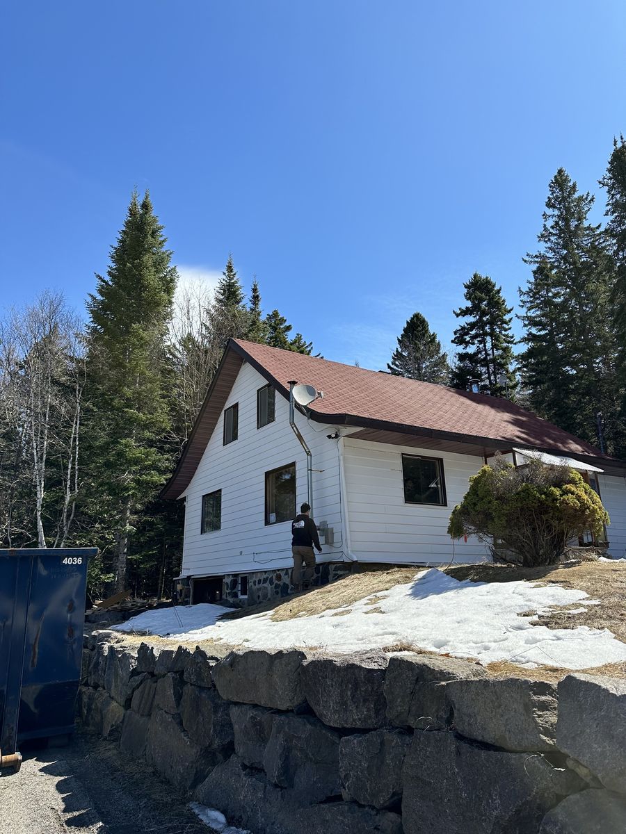 Façade avant d'un projet de Maisons unifamiliales près de Saint-Jérôme/Blainville (Laurentides) de Retrofit Construction