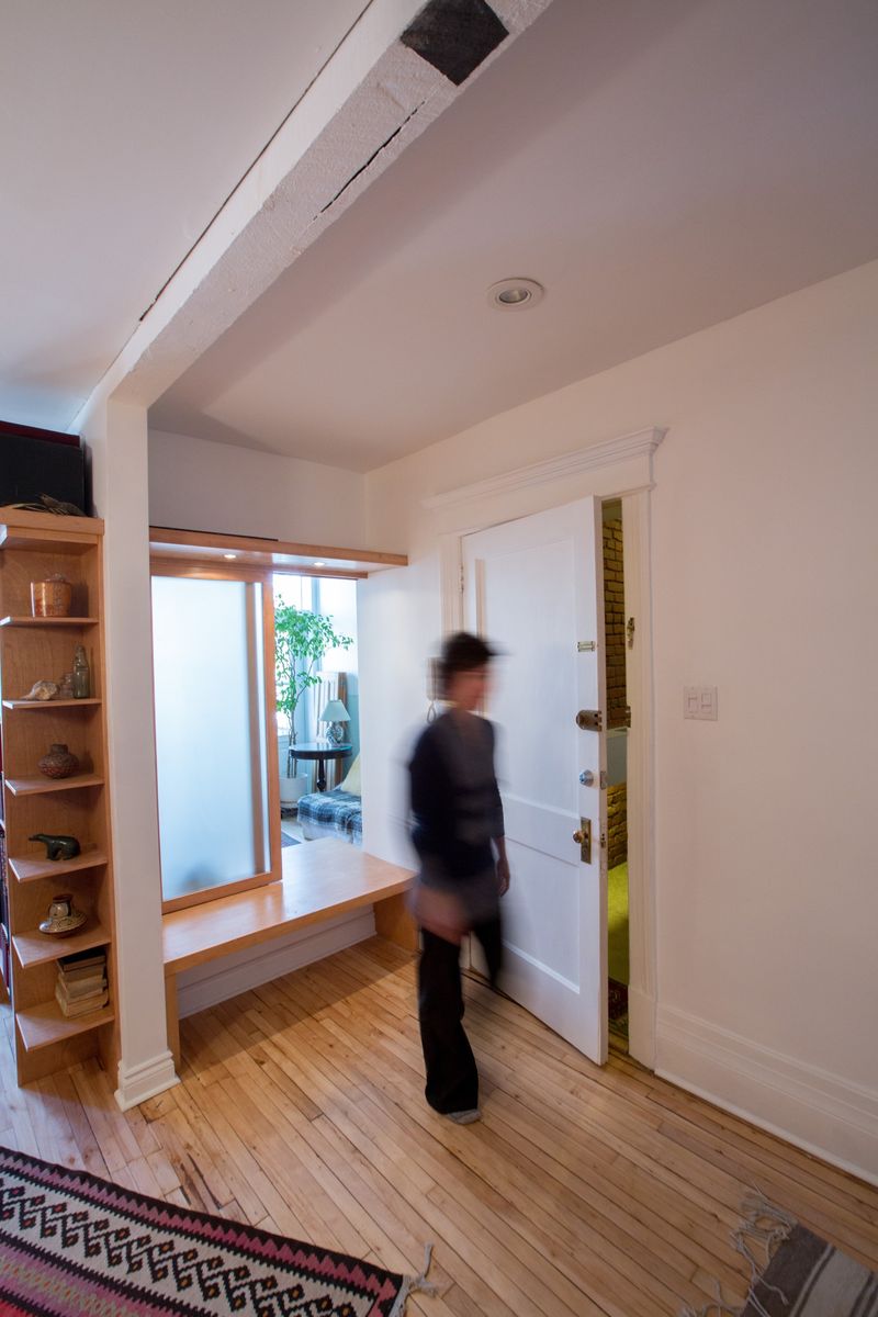 Hall from a Condos, apartments project near Montreal (Greater Montreal) by À l' Aube - Design Studio & Kitchen Specialist