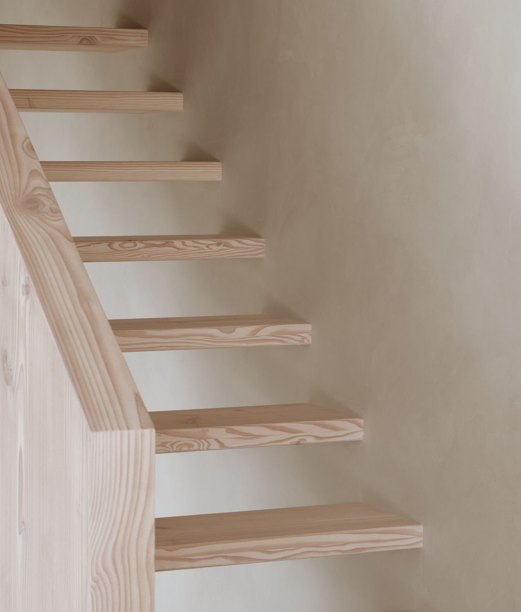 Staircase from a Single family homes project near Granby - Bromont - Cowansville by Atelier L'Abri