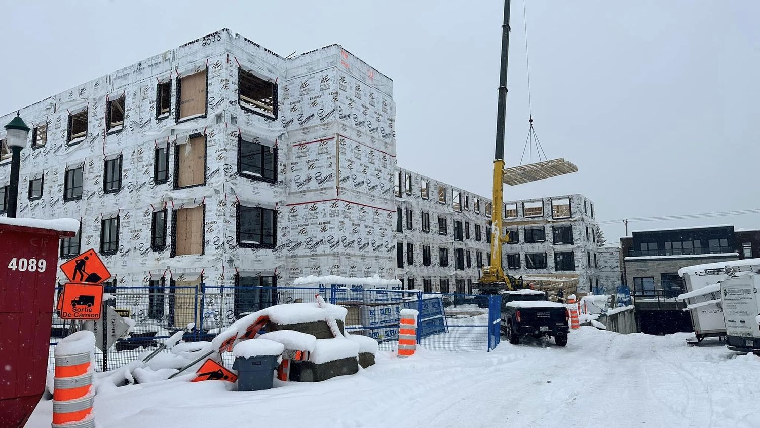 House Construction Exteriors from a Multi-family and high-rise Buildings project near Montreal (Greater Montreal) by Entreprises prestige construction inc