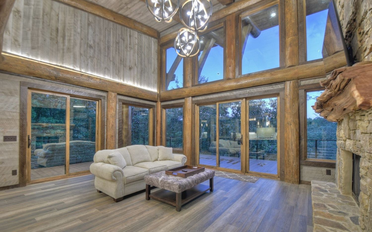  from a Single family homes project near Montreal (Greater Montreal) by Westlogs Handcrafted Log Homes