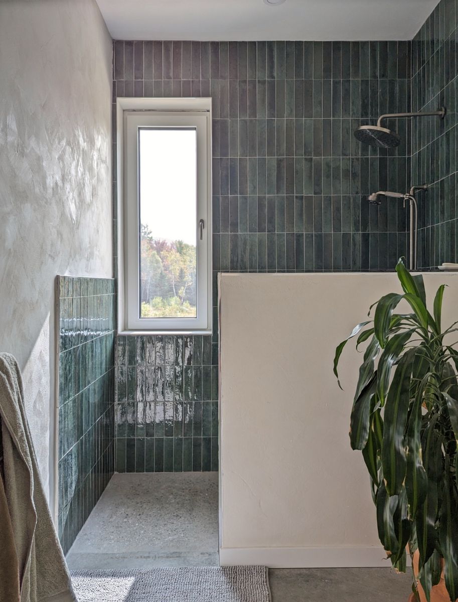 Salle de bain d'un projet de Maisons unifamiliales près de Granby/Bromont/Cowansville (Estrie) de ÉcoNovation