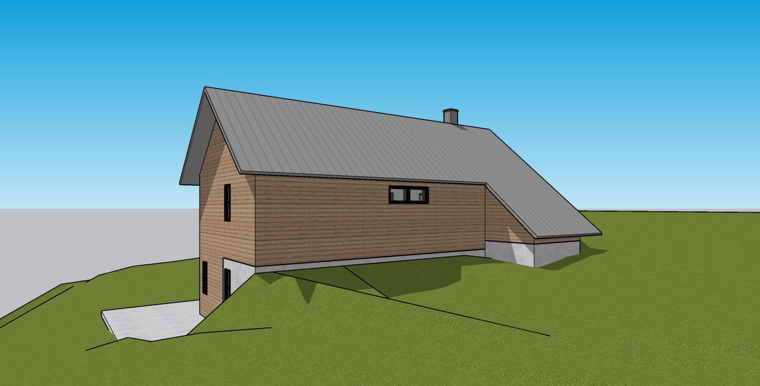 Renderizado en 3D de un proyecto de tipo Viviendas unifamiliares cerca de Ciudad de Quebec - Lévis por Plans É-Pur