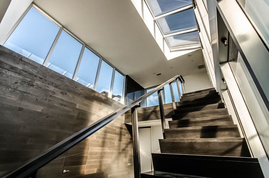 Staircase from a Condos, apartments project near Montreal (Greater Montreal) by Zaraté Lavigne Architectes