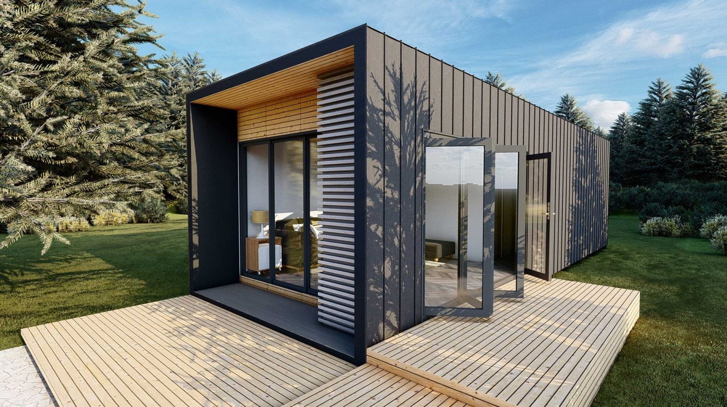 3D Rendering from a Accessory Dwelling Units (ADUs) project near Edmonton by Urban Outbuildings