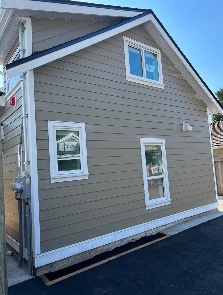 Exterior Finishes from a Accessory Dwelling Units (ADUs) project near Vancouver (Greater Vancouver) by Nicons Enterprises LTD.