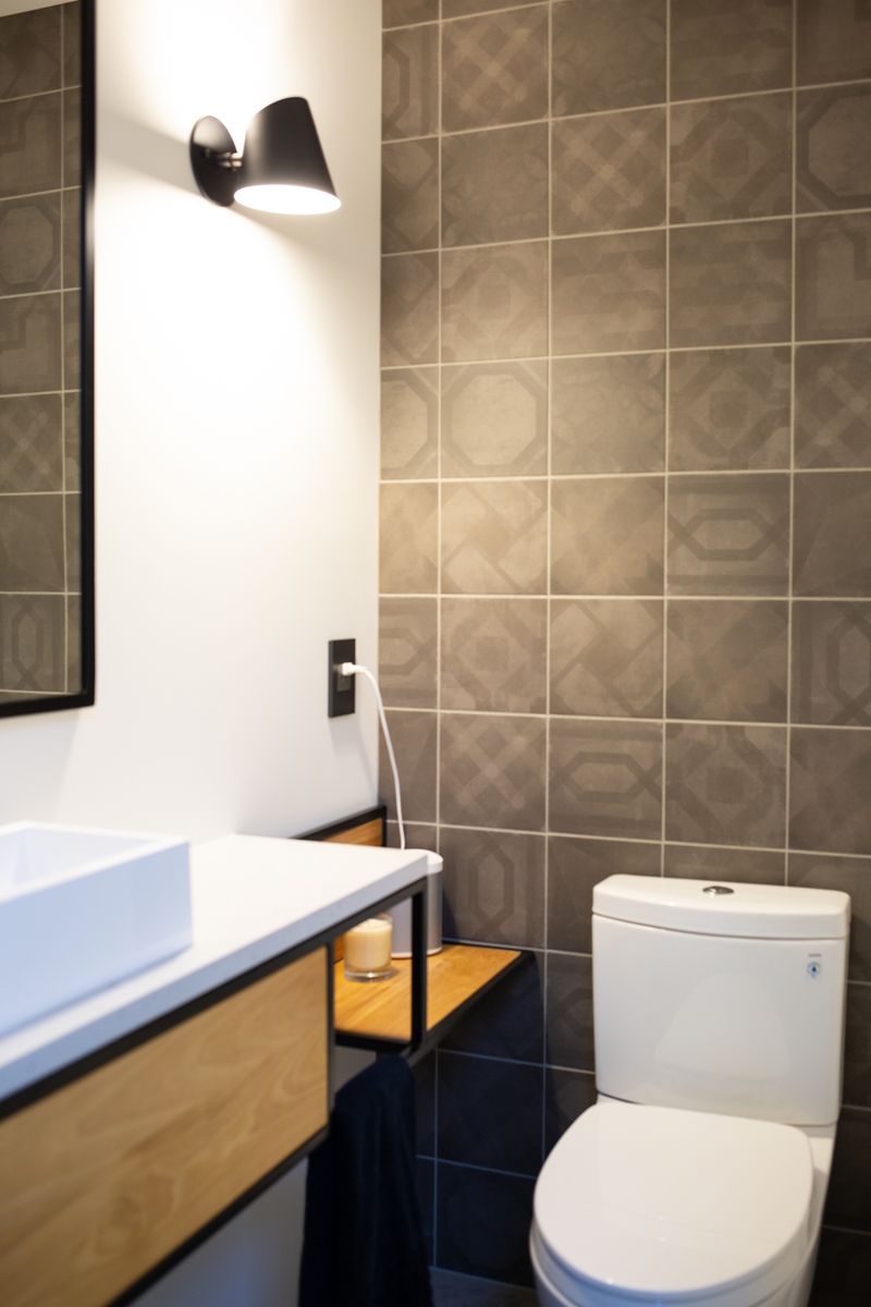 Salle de bain d'un projet de Maisons unifamiliales près de Sherbrooke (Estrie) de UrbanÉco Construction