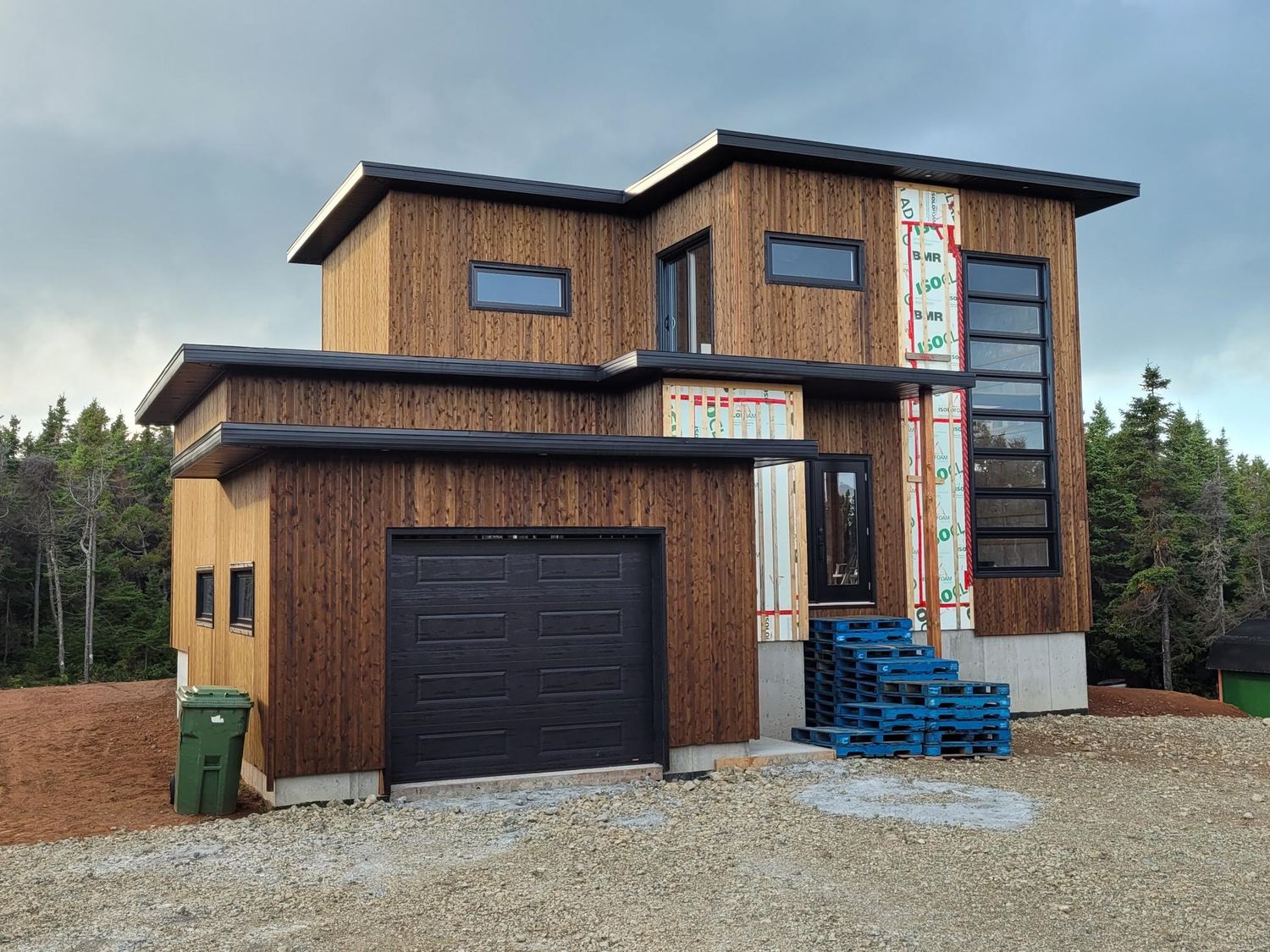 House Exterior from a Single family homes project near Rimouski (Bas-Saint-Laurent) by Cèdre JD Sirois