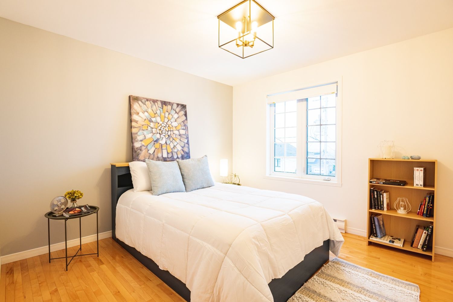 Chambre d'un projet de Home staging près de Québec/Lévis (Ville de Québec) de Sara Abonce-Courtier Immobilier Résidentiel et Commercial