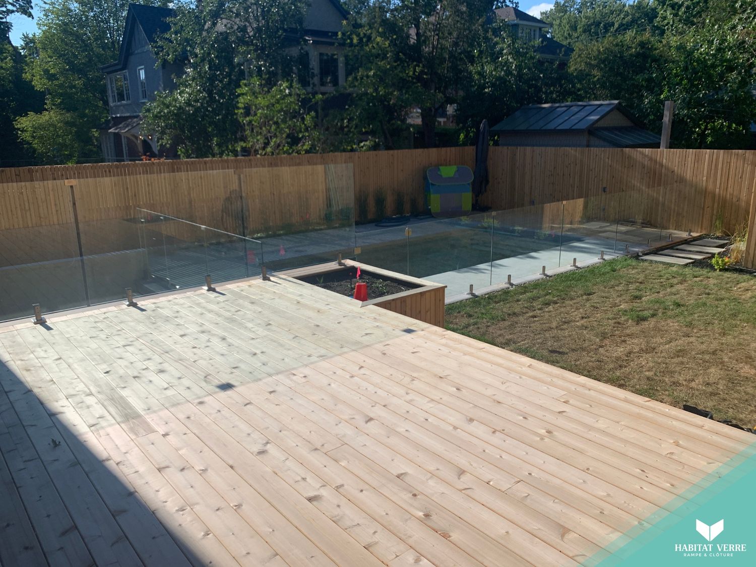 Terrasse et balcon d'un projet de Clôtures près de Montréal/Laval/Longueuil (Grand Montréal) de Martin