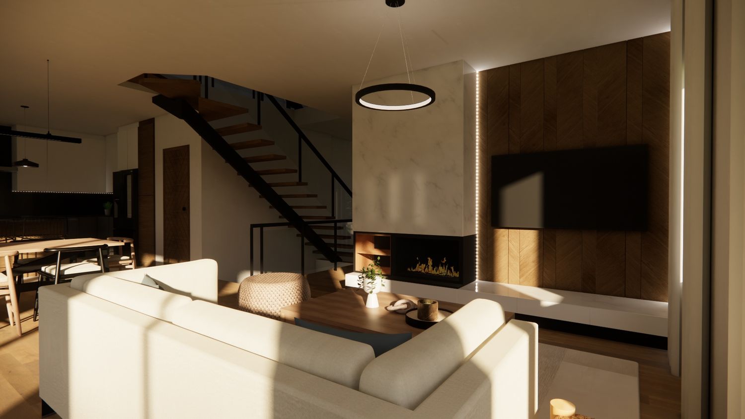 3D Rendering from a Single family homes project near Montreal (Greater Montreal) by E.L. Concept - Architecture et Design