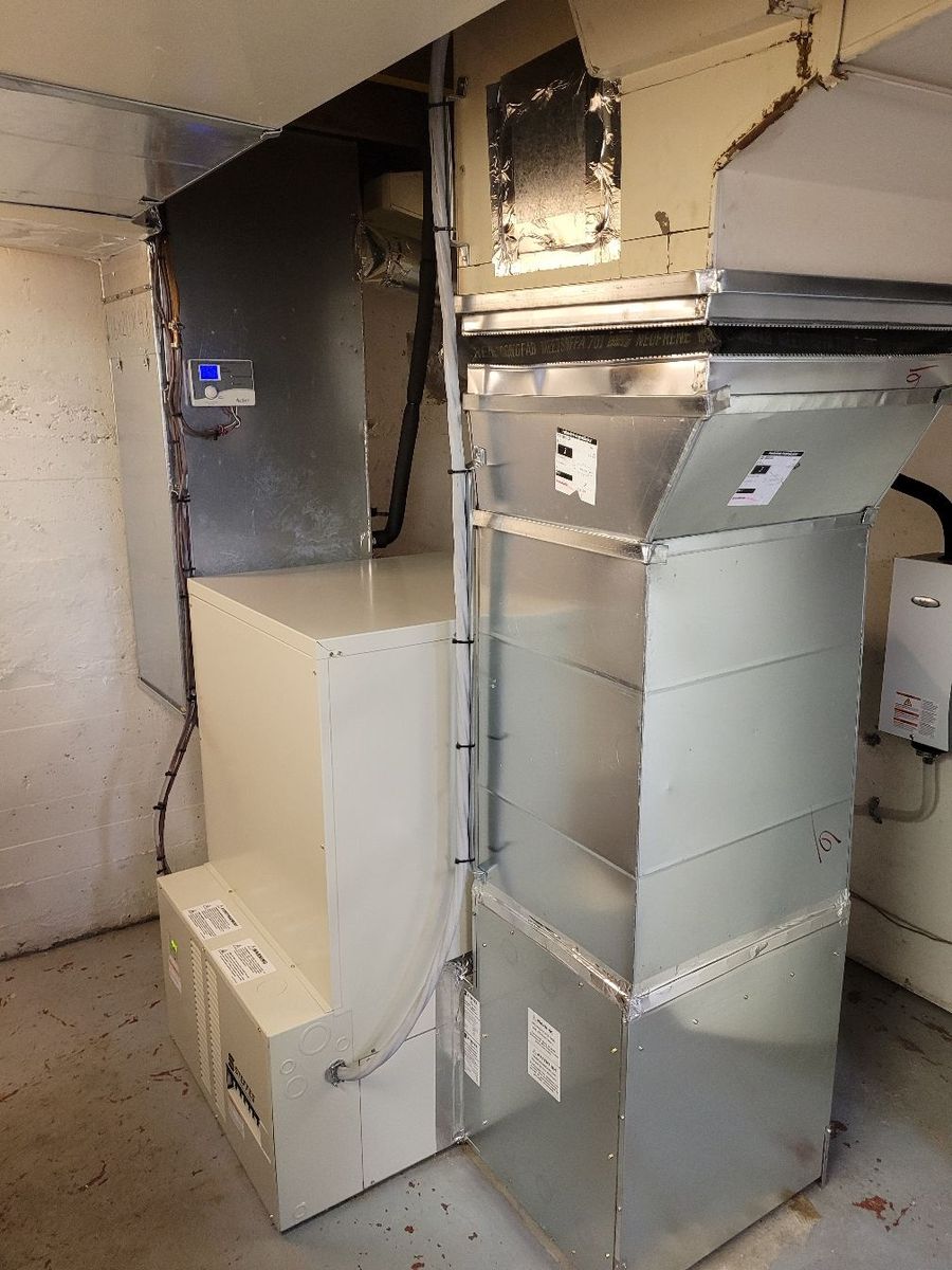 Building mechanicals from a Furnaces project near Montreal (Greater Montreal) by Climatisation GéoServices