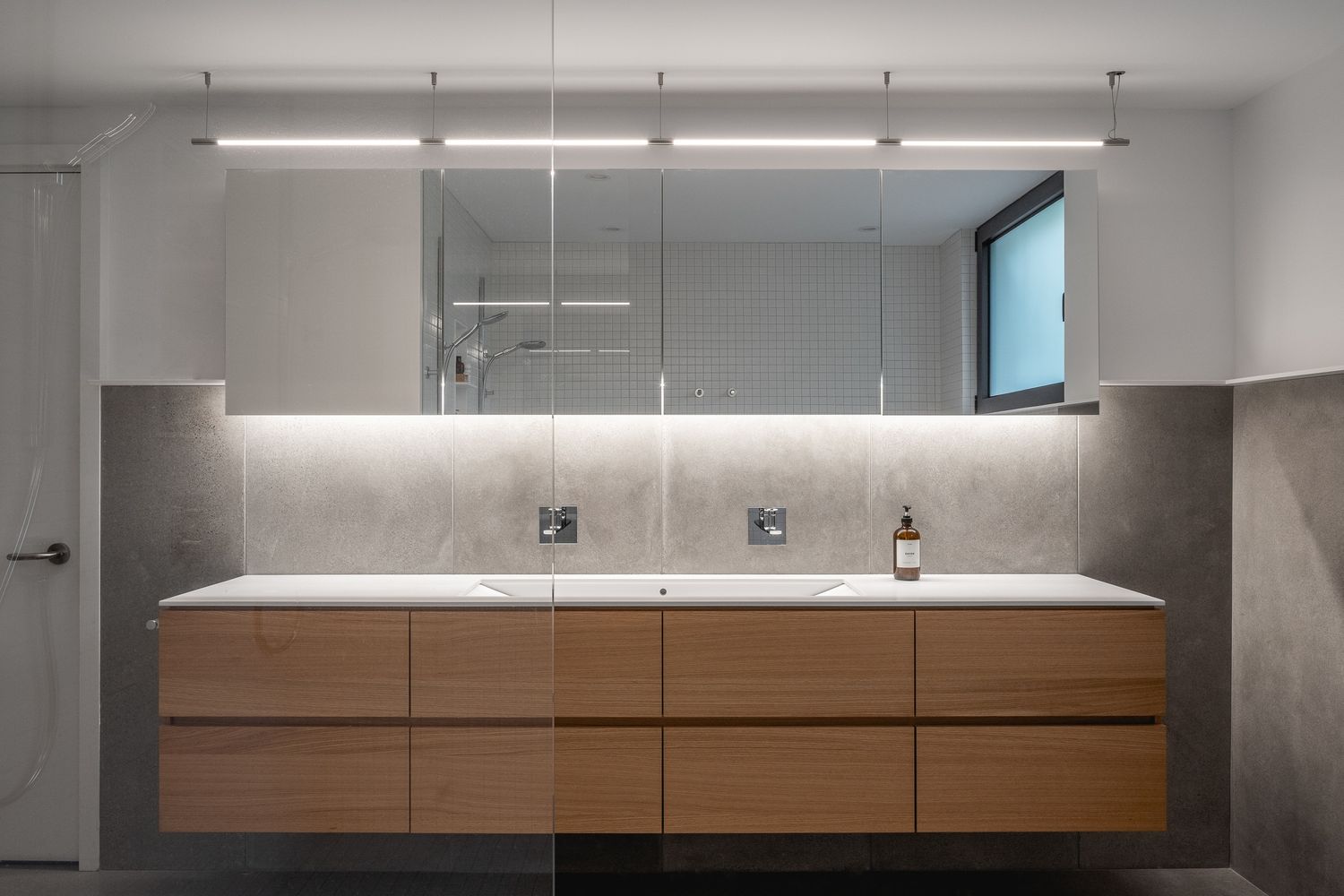 Bathroom from a Condos, apartments project near Montreal (Greater Montreal) by Paul Bernier Architecte