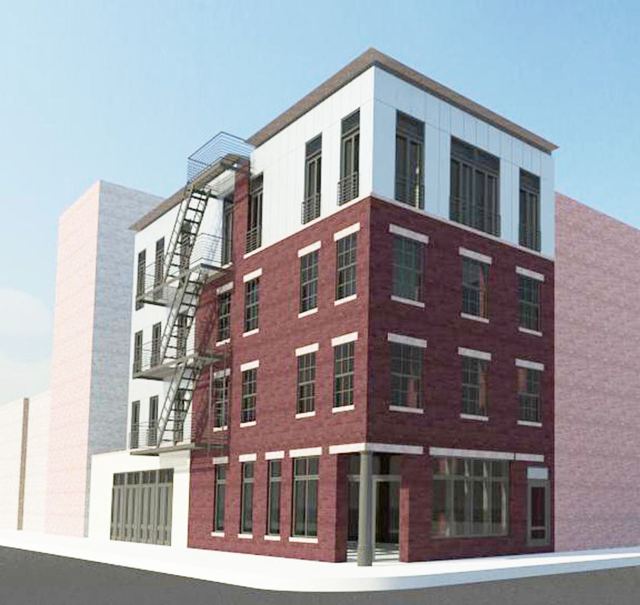 Diagram from a Multi-family and high-rise Buildings project near New York-Newark-Jersey City by Conklin Costantin Architects LLP