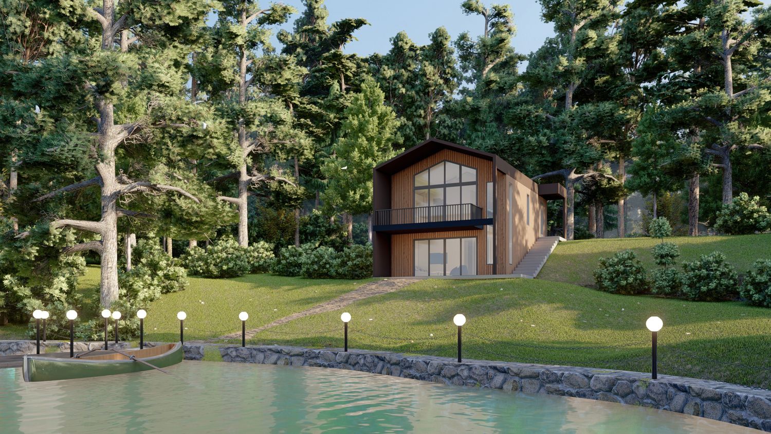 3D Rendering from a 3D modelings and renderings project near Gatineau (Outaouais) by Architectura EcoConcepts