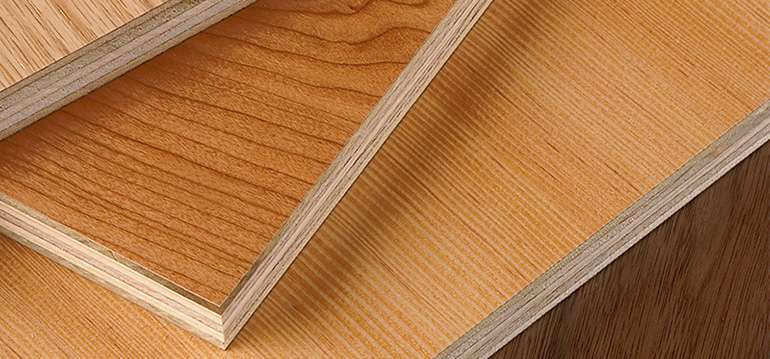 Contreplaqué de placage de bois dur
