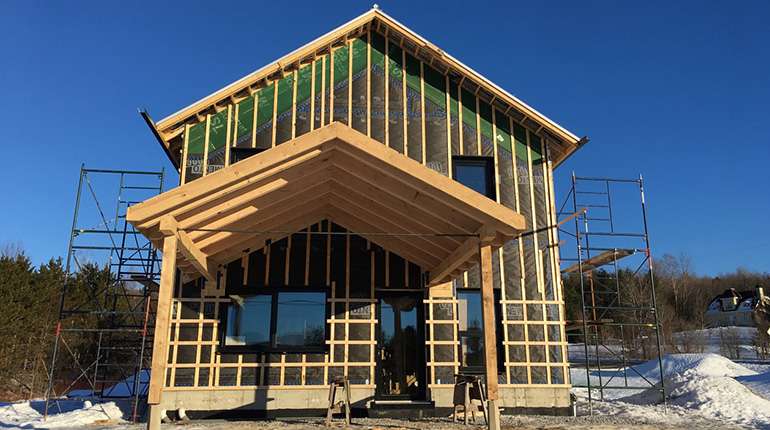 Construire une maison passive qui est aussi certifiée LEED est un défi