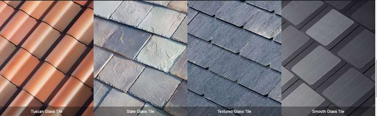 Bardeaux du toit solaire Tesla