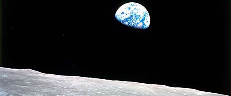 View of Earth from the Moon - Earth Day 2020 50 Year Anniversary Ecohome