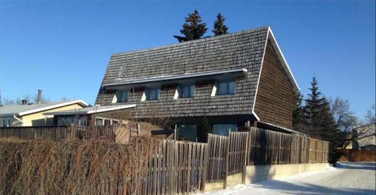 The world's first passive house built in Saskatchewan in 1977