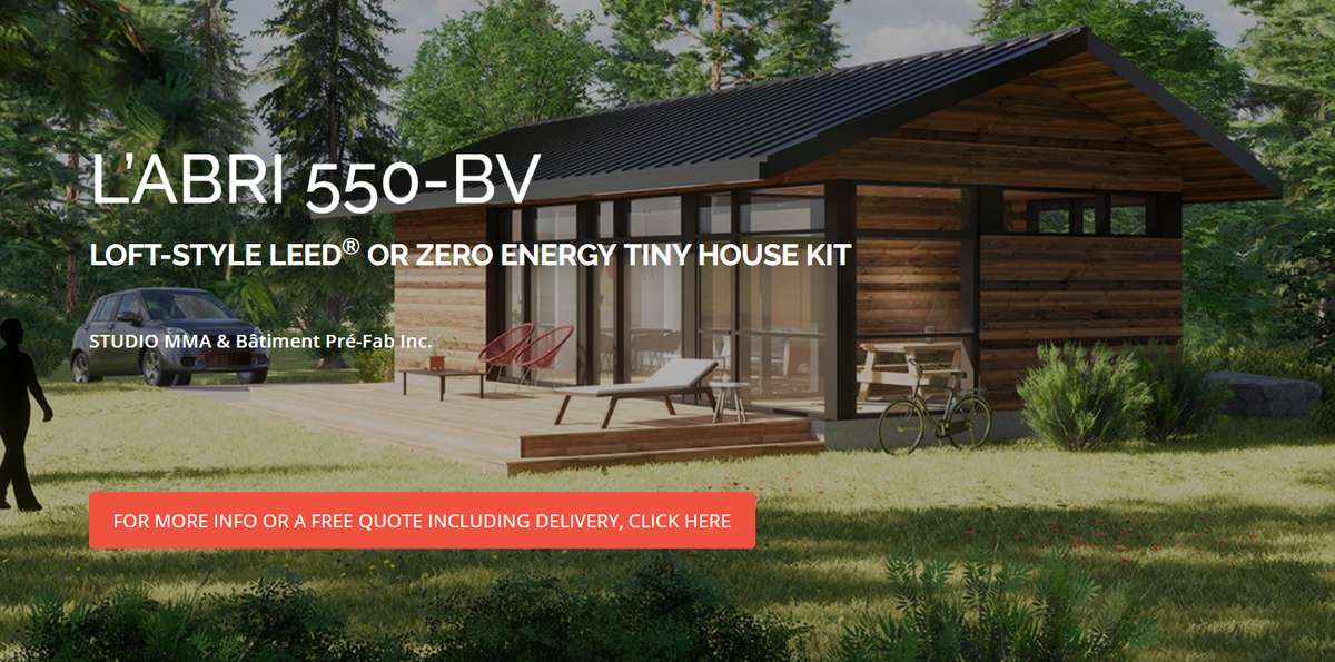 Toronto affordable prefab laneway Tiny House kit home