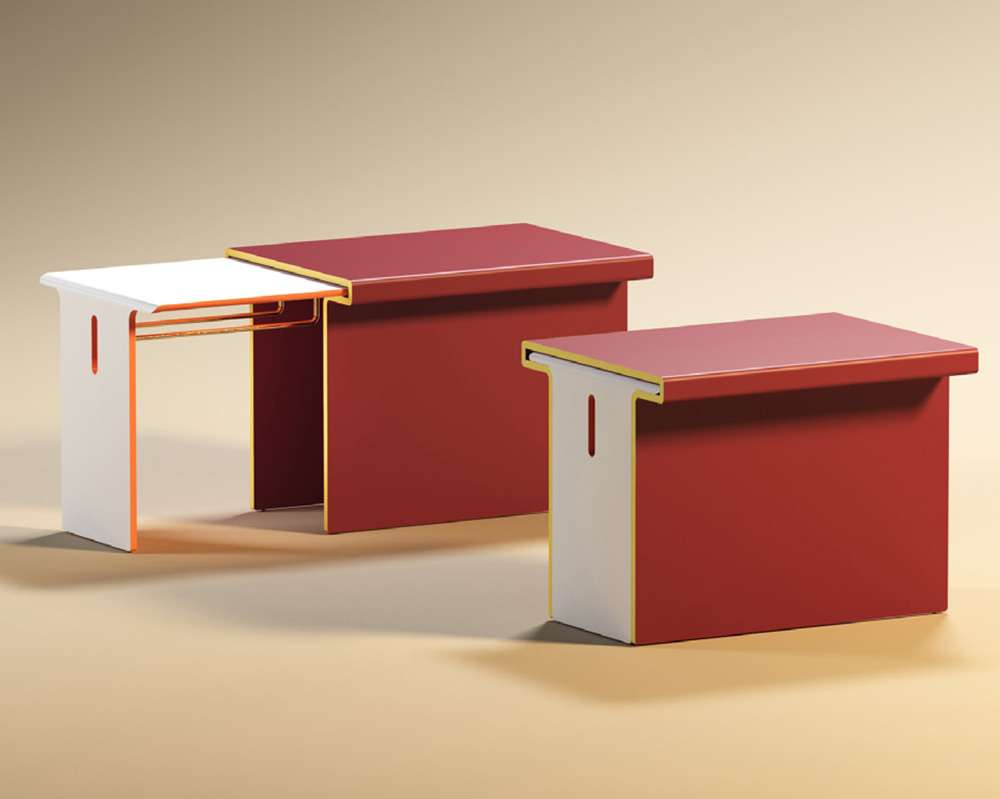 ILO desk honorable mention in the Formica Industrial Design competition
