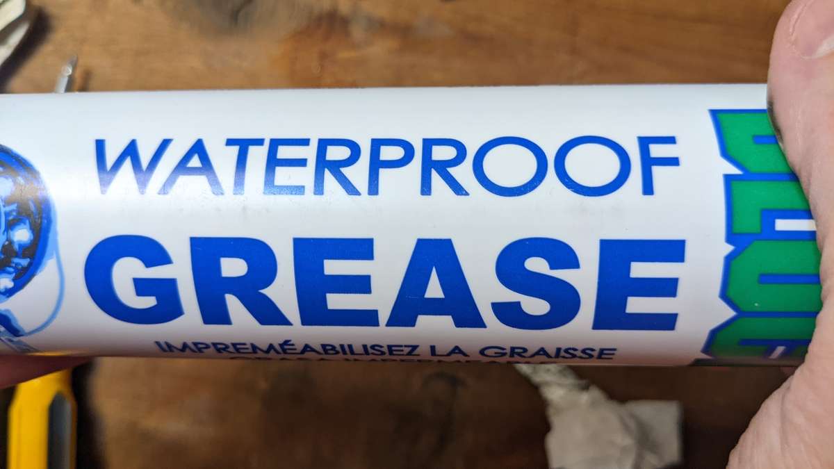 Waterproof grease can be used where you don't drink the water out of the tap, otherwise use food grade silicone grease