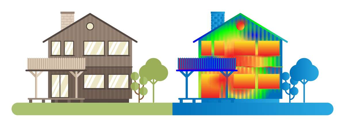 Infra red thermal imaging of a home is a good way to find areas that need improvement