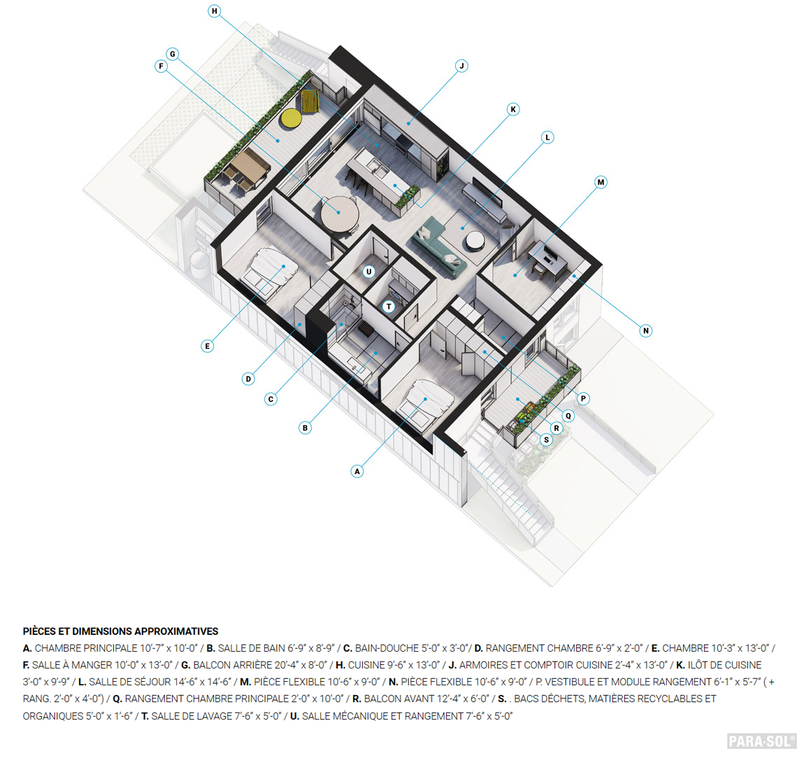 PARA-SOL Eco-Habitat 4U Plan