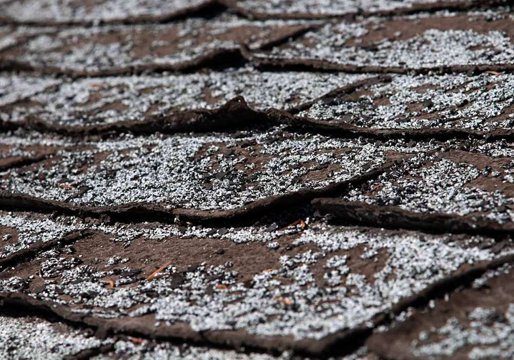 Asphalt shingles have short life spans and may need replacing in as little as 12-15 years