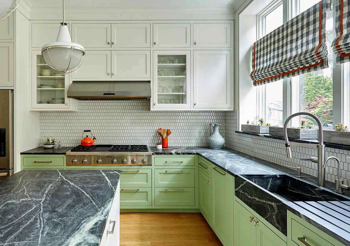 soapstone kitchen counters are non toxic and sustainablen and require no sealants