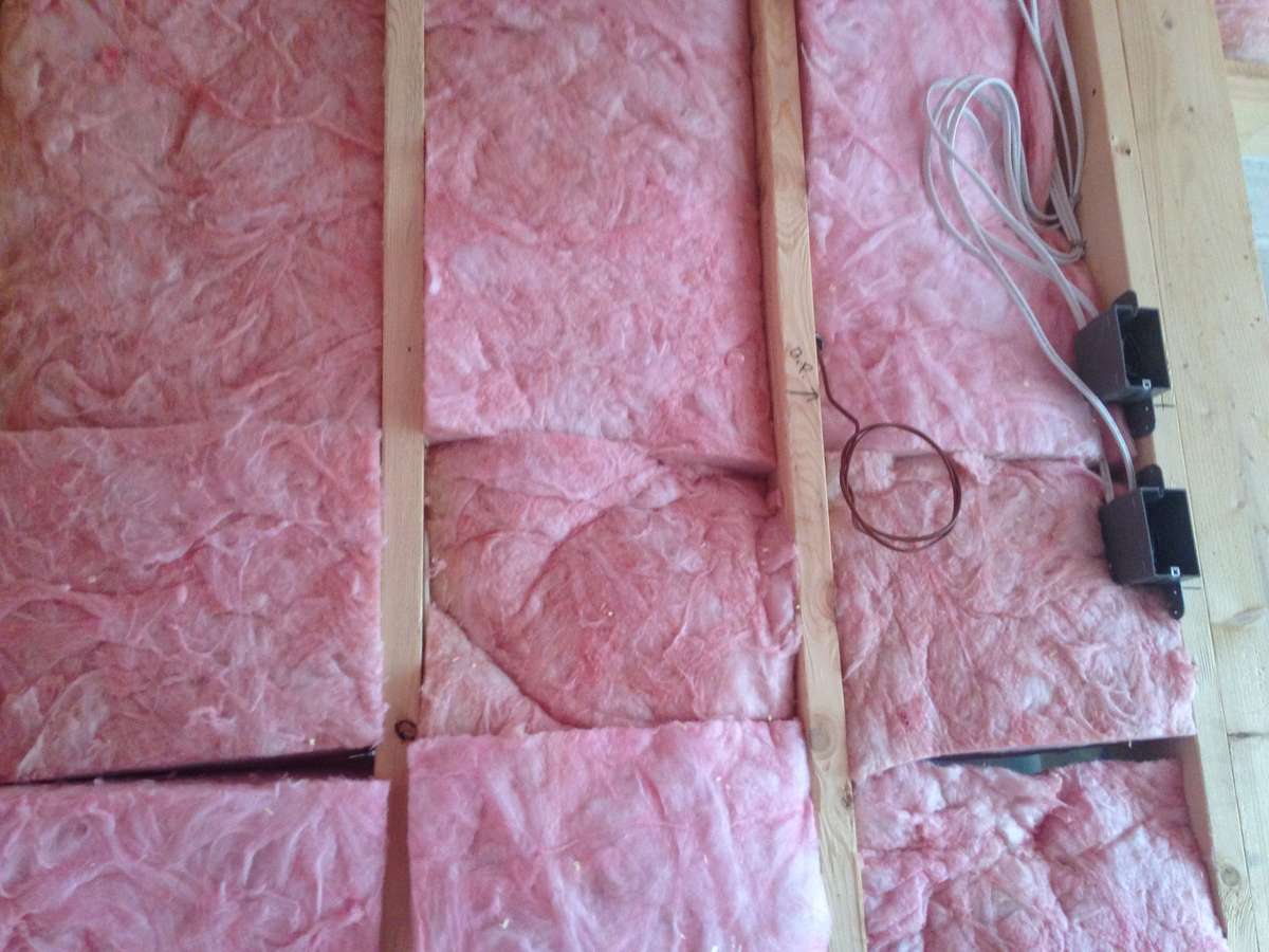 fiberglass insulation installed in walls has a high embodied carbon rating