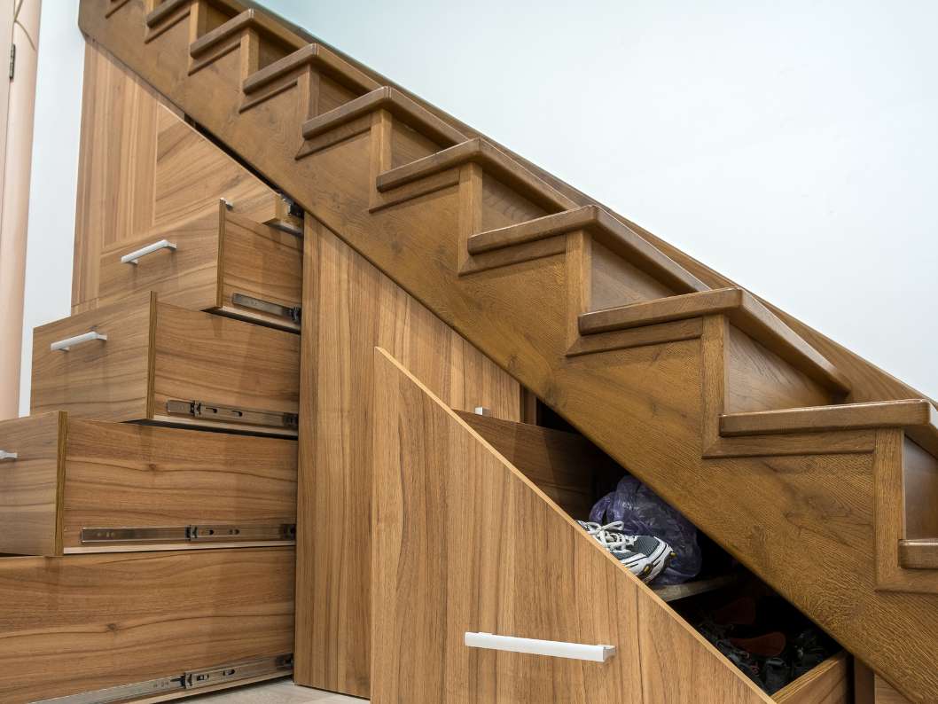 Under stair storage ideas